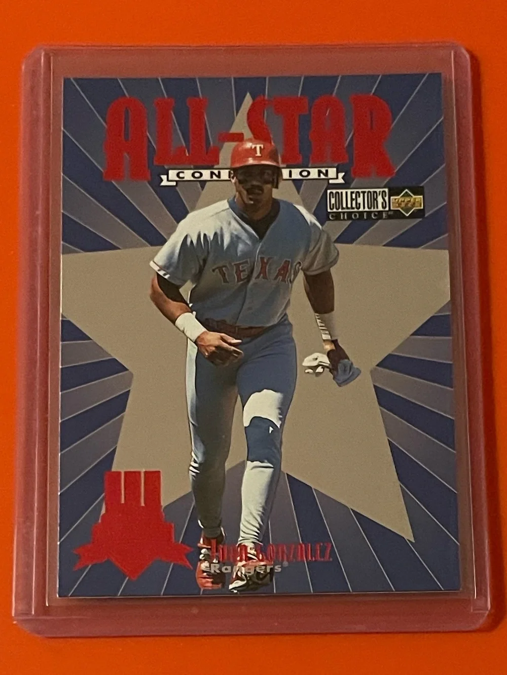 Juan Gonzalez #14 1997 Collector's  Choice [All-Star Connection] Baseball Card